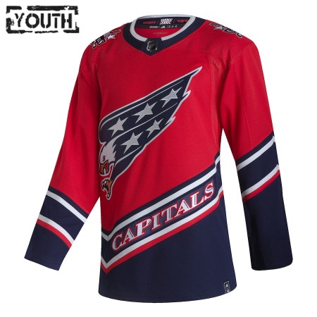 Dětské Hokejový Dres Washington Capitals Dresy Blank 2020-21 Reverse Retro Authentic
